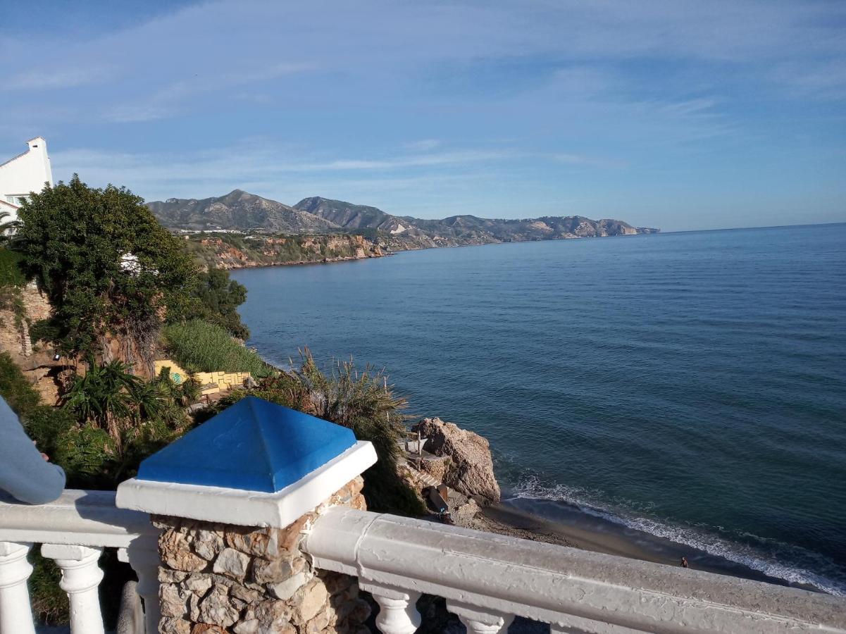 شقة Nerja 1ª Linea De Playa De Burriana , Terraza Grande Al Mar المظهر الخارجي الصورة
